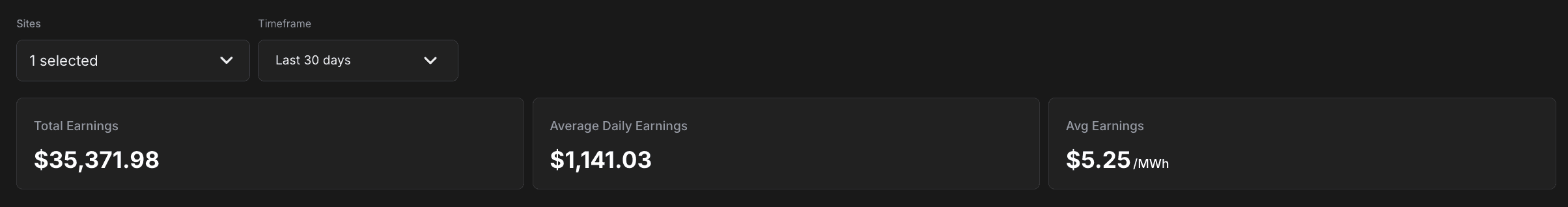 Energy Earnings and Programs